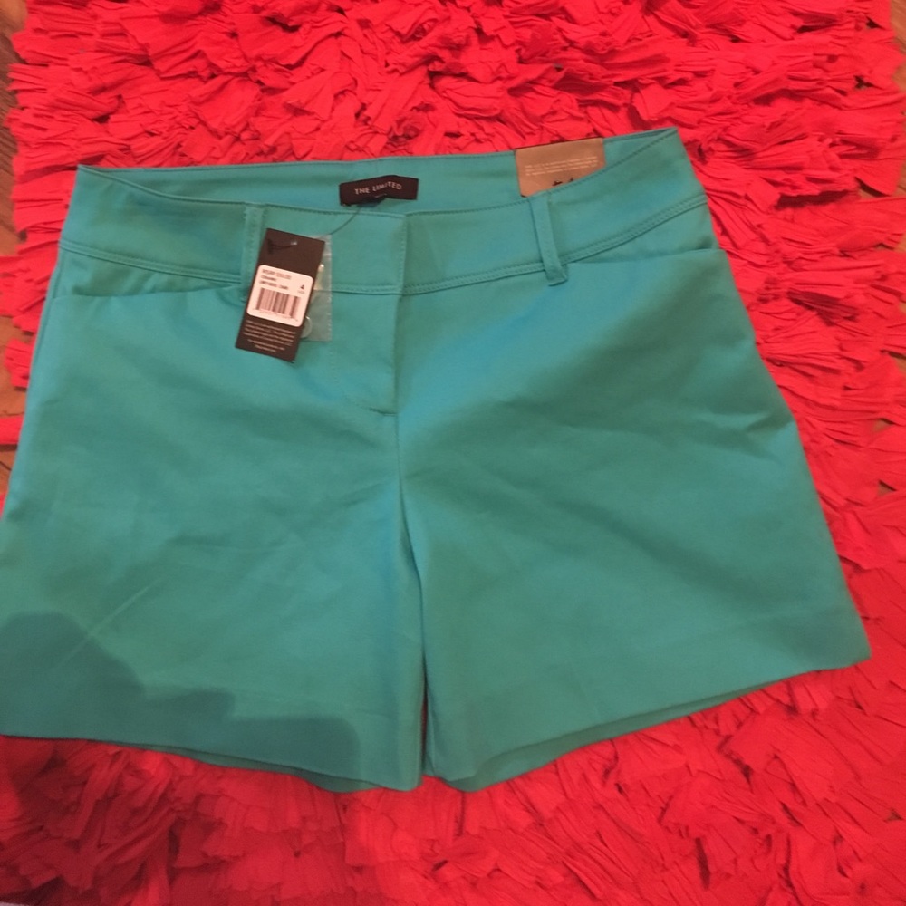 THE LIMITED SHORT PANT Sz 4 COLOR TURQUOISE